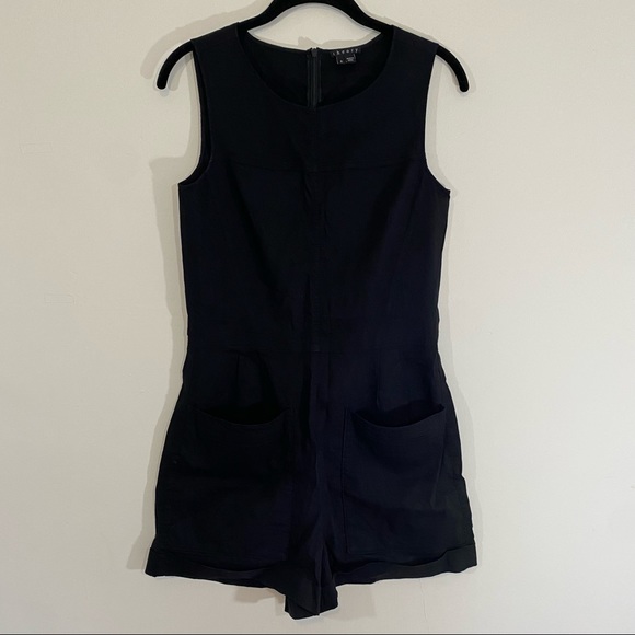 Theory Linen Romper - Picture 2 of 7
